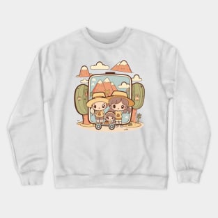 Exploring the world with my favorite people by my side Crewneck Sweatshirt